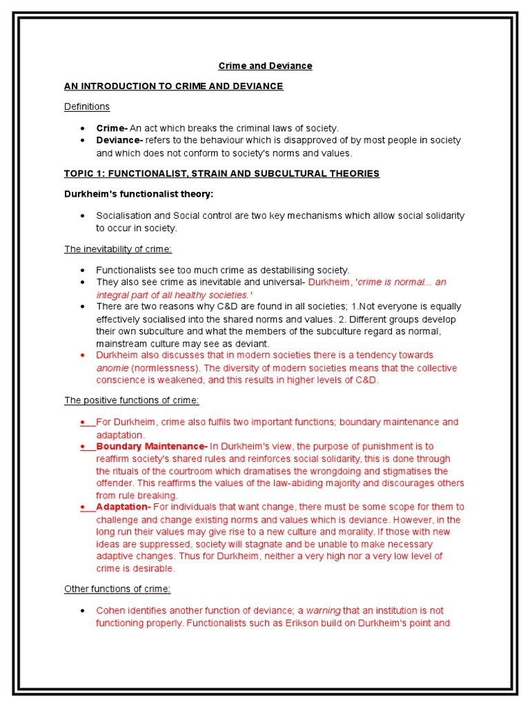 Police deviance essays picture