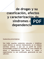 Tipo de Drogas y Su Clasificación, Efectos