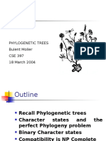Phylogenetic Trees Bulent Moller CSE 397 18 March 2004