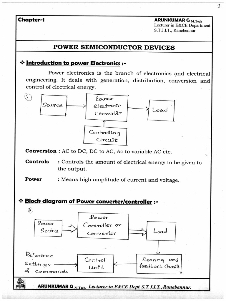 Power Electronics Full Notes By Arun Kumar Pdf Power Electronics Full Notes By Arun Kumar Pdf