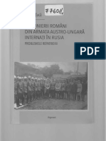 Prizonierii Români Din Armata Austro Ungara Internati in Rusia