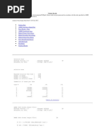 Tabular Results