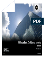 Mid-Size Bank Coalition of America: Research