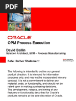 OPM Process Execution R12