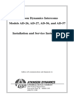 Intercom ATKINSON PDF