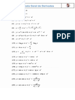 Tabela Geral Derivadas PDF