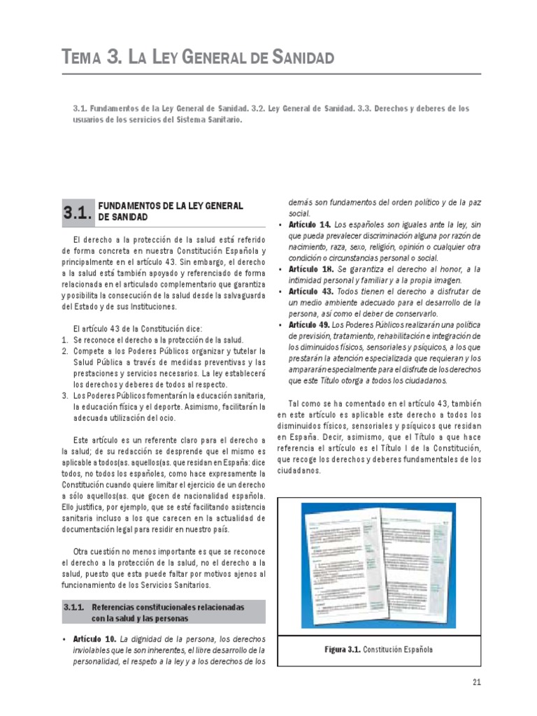 ley general de sanidad