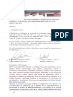 Carta de Presentación Del Diplomado en Calificación de La Pclo. Nuevo Manual de Calificación. Decreto 1507 Del 2014