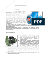 Reconocimiento de Bombas Centrifugas