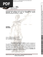 modelo de peticao de dispensa da fiança