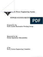IEEE PES - Power System Restoration