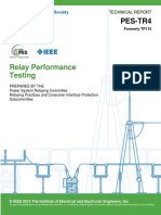 IEEE PES - Relay Performance Testing