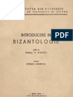 Grecu, V.-Introducere În Bizantologie, Curs PDF