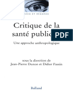 Critique de la santé publique. Une approche anthropologique