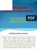 Pengelolaan Daerah Aliran Sungai DAS