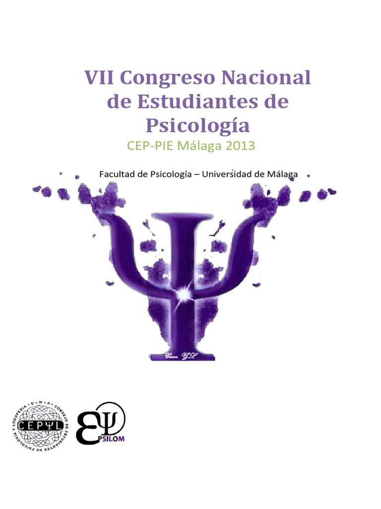 VII Congreso Nacional de Estudiantes de Psicología | PDF | Psicoterapia ...