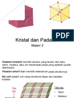 Kristal Dan Padatan