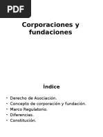 Corporaciones y Fundaciones