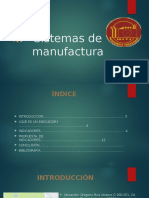 Sistemas de Manufactura