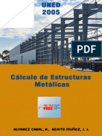 Portada CivilFree - Cálculo de Estructuras Metálicas, UNED 2005.