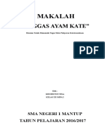 Makalah Ayam Kate