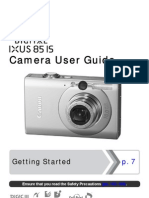 Canon Ixus 85is User Manual