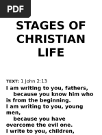 Stages of Christian Life