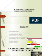 Potential Disaster Vulnerabilities in Chandigarh and Likely Responses