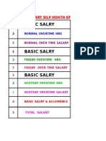 Salary Calculation