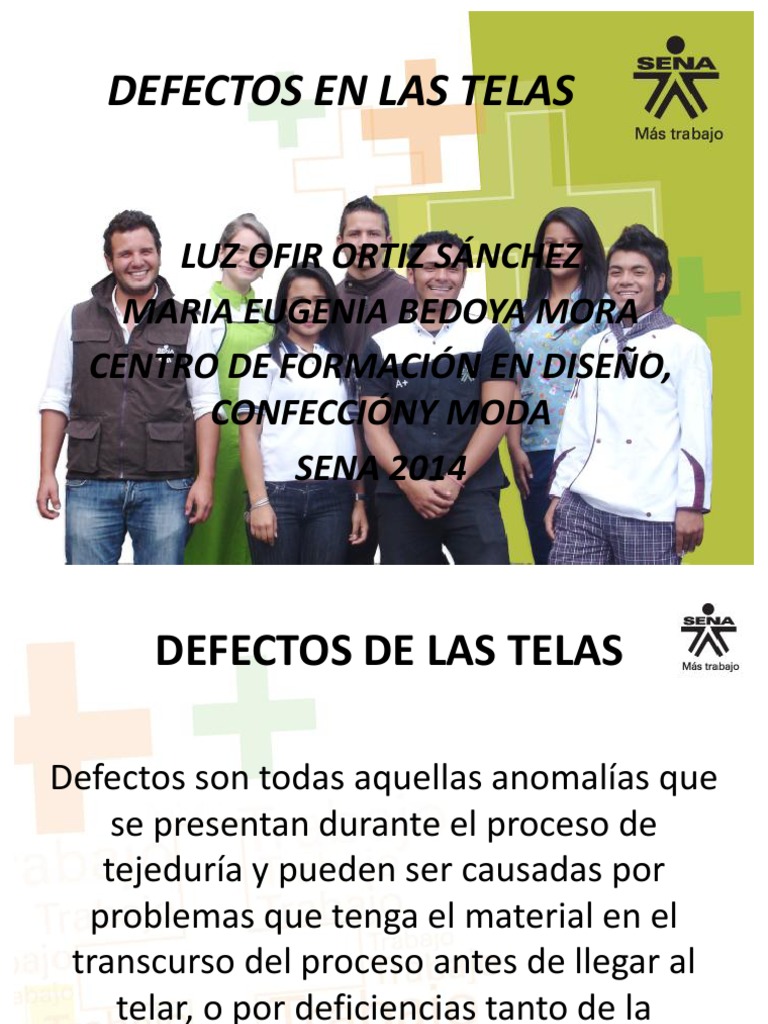 Defectos en Las Telas | PDF | Textiles | Telar