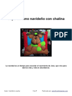 Cojin de Reno Navideño Con Chalina PDF