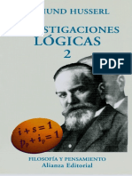 Investigaciones Lógicas II Husserl