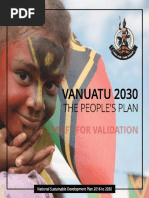 Vanuatu 2030 - The People's Plan National Sustainable Development Plan 2016 To 2030 - Nov 2016