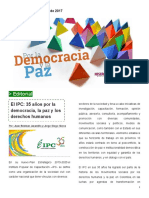 Boletín "Por la Democracia y la Paz" número 5