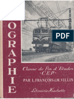 François, Villin, Géographie, Classe de Fin D'études, CEP (1953)