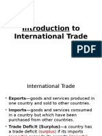 Introduction To International Trade