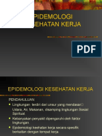 2. Epidemiologi Kesehatan Lingkunan Kerja