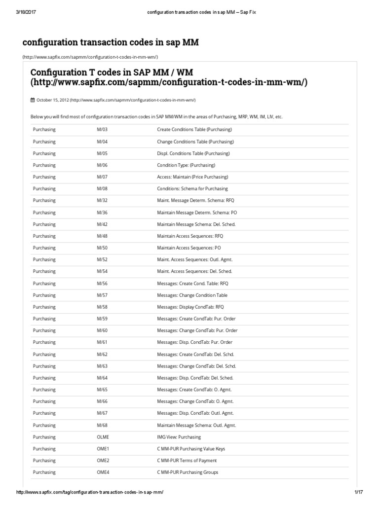 transaction code for account assignment in sap mm