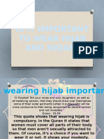 Is It Important To Wear Hijab and Niqab?
