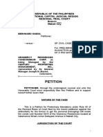 Petition for Mandatory Injunction-bernard Knees