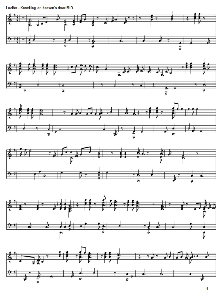 Lucifer Knocking On Heaven S Door Sheets