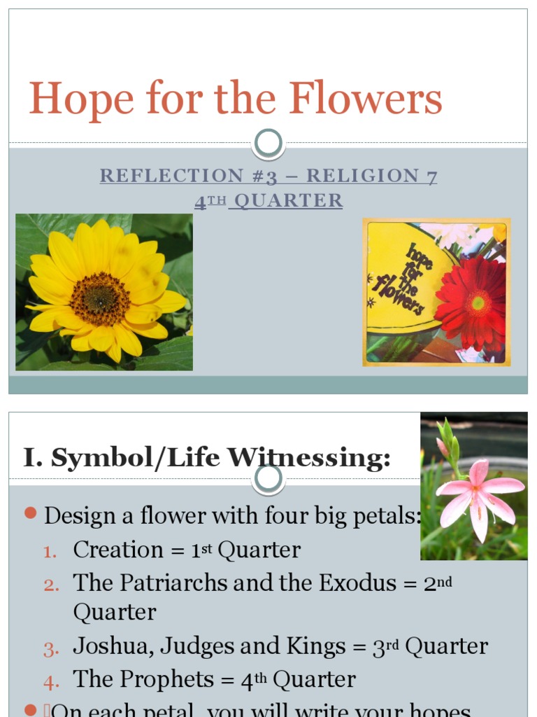 Ref3 Hope For The Flowers PDF Monotheism Bible