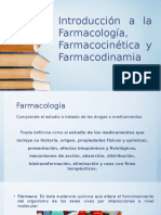 Introducción A La Farmacología, Farmacocinética y Farmacodinamia