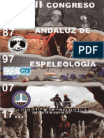Programa de Actividades III Congreso Andaluz de Espeleología 