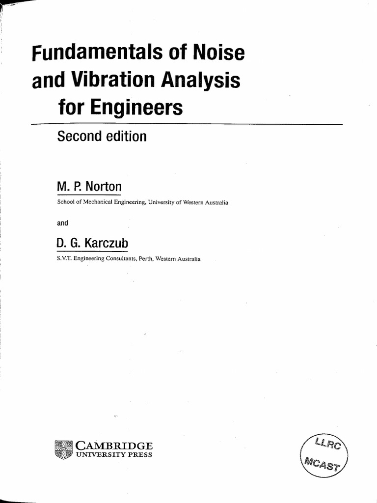 Noise and Vibration Analysis Fundamentals | PDF | Sound | Bending