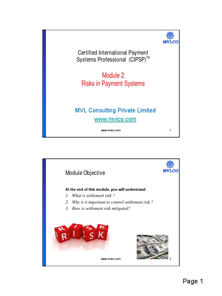 Understanding Herstatt Risk in Payments | PDF | Payments | Cheque