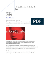 A Propósito de La Filosofía de Stalin de Tran Duc Thao