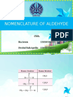 Nomenclature of Aldehyde