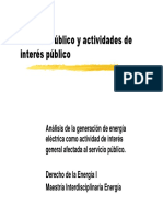 Servicio Publico y Actividades de Interes Publico