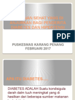 Makanan Sehat Yang Di Anjurkan Bagi Penderita Diabetes